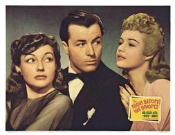 Joseph Allen, Lynn Bari, and Mary Beth Hughes in The Night Before the Divorce (1942)