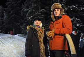 Luke Benward and Dove Cameron in Cloud 9 (2014)