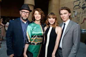 Paul Dano, Jonathan Dayton, Valerie Faris, and Zoe Kazan at an event for Ruby Sparks (2012)