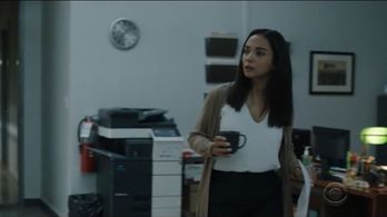 Vitoria Setta on the set of FBI:Most Wanted