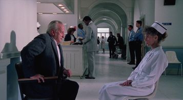 George C. Scott, Grand L. Bush, and Nancy Fish in The Exorcist III (1990)