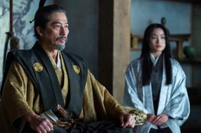 Hiroyuki Sanada and Anna Sawai in Shōgun (2024)