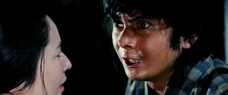 Naoko Ôtani and Osamu Sakai in Zatoichi at Large (1972)