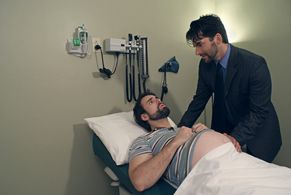 Charlie David and Jacob York in Paternity Leave (2015)