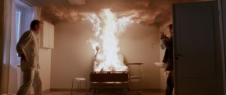 Ika Nord, Berndt Östman, and Peter Carlberg in Let the Right One In (2008)