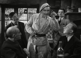 Arthur Devère, Guy Favières, Robert Le Vigan, Georges Rollin, and Louis Seigner in It Happened at the Inn (1943)
