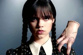 Victor Dorobantu and Jenna Ortega in Wednesday (2022)