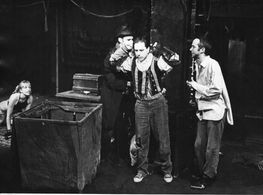 Peter Tedeschi playing a washed-up alcoholic actor, who ultimately commits suicide, in 