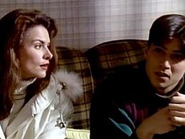 Roma Downey and Paul Wittenburg in Touched by an Angel (1994)