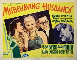 Harry Langdon, Betty Blythe, Ethelreda Leopold, Billy Mitchell, and Luana Walters in Misbehaving Husbands (1940)