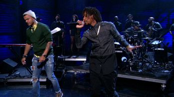 Guy Sebastian and Lupe Fiasco in Conan (2010)