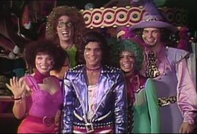 Debra Clinger, Louise DuArt, Michael Lembeck, Mickey McMeel, and Bert Sommer in The Krofft Supershow (1976)