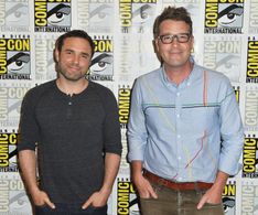 Dustin Thomason and Sam Shaw at an event for Castle Rock (2018)