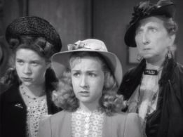 Bonita Granville, Vera Lewis, and Joanne Tree in Nancy Drew: Detective (1938)