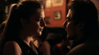 John Harlacher and Caitlin Fitzgerald in Love Simple