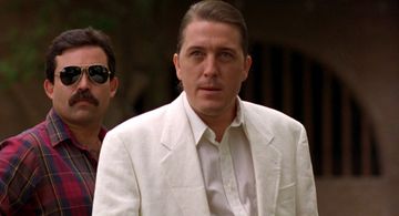 Jaime de Hoyos and Peter Marquardt in El Mariachi (1992)