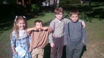 Stella Allen, Jacob Skirtech, Brady Permenter and Cody Farr