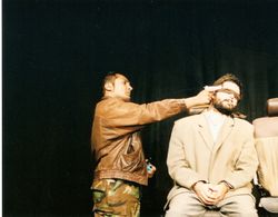 Kahlil Joseph as Faruq Abdullah in the play ROAD TO DAMASCUS (2004)