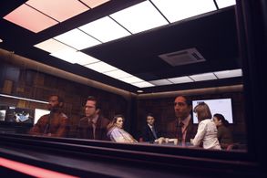 Lee Ingleby, Nicholas Pinnock, Katherine Kelly, Hayley Atwell, Shubham Saraf, Rochenda Sandall, and Mark Quartley in Cri