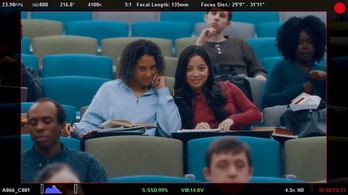 Mariesa Crouse as Erica in Hallmark Channel’s “Just One Kiss”