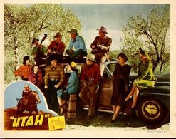 Jill Browning, Ken Carson, Dale Evans, Hugh Farr, Karl Farr, Shug Fisher, Beverly Lloyd, Bob Nolan, Vivien Oakland, Sons