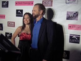 Actors Jennifer Popagain and Bob Ross at The Hollywood Film Festival