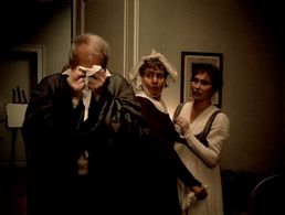 Edith Clever, Peter Lühr, and Edda Seippel in The Marquise of O (1976)