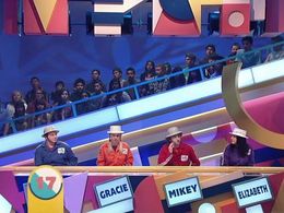 Noah Munck, Elizabeth Gillies, Michael Eric Reid, and Gracie Dzienny in Figure It Out (1997)