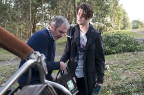 Still of Alan Fletcher and Felix Mallard on Neighbours