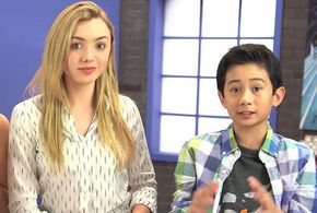 Peyton List and Mitchell Gregorio