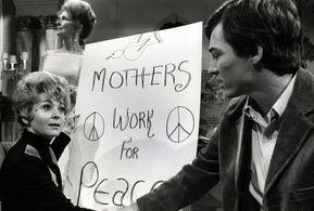 Richard Hatch and Rosemary Prinz in All My Children (1970)