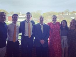 Connor Murray, Mohamed Salah, Aidan Connelly, Seamus Carey, Katherine Geslak, Shakinah Silverberg, and Allyson Renda at 