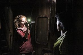 Leslie Hope and Karen LeBlanc in The River (2012)