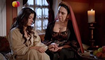 Sema Kecik and Filiz Ahmet in The Magnificent Century (2011)