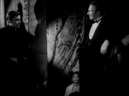 Åke Fridell, Gertrud Fridh, and Birger Malmsten in A Ship to India (1947)