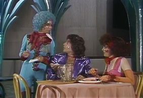 Debra Clinger, Louise DuArt, and Michael Lembeck in The Krofft Supershow (1976)