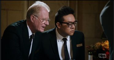 Ed Begley Jr. and Daniel Nguyen in Angie Tribeca (2016)