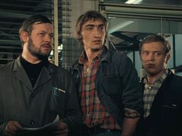 Rudolf Waldemar Brem, Gottfried John, and Wolfgang Schenck in Eight Hours Don't Make a Day (1972)