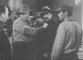 Charles Bickford, Al Bridge, Earl Gunn, and Marc Lawrence in Romance of the Redwoods (1939)