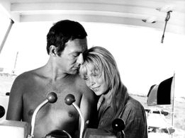 Neda Arneric and Maurice Ronet in A Little, a Lot, Passionately (1971)