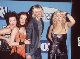 Courtney Love, Melissa Auf der Maur, Eric Erlandson, Samantha Maloney, and Hole