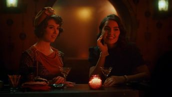Still of Anna B. Shaffer and Melanie Rains in Strange Angel
