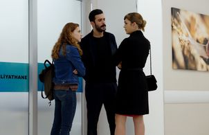 Ipek Erdem, Baris Arduç, and Ahsen Eroglu in Kuzgun: 10.Bölüm (2019)
