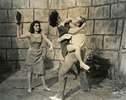 Ana Maria Nabuco, Gianna Segale, and Don Taylor in Love Slaves of the Amazons (1957)