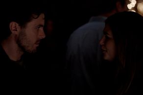 Still of Mary Mallen as Sharon with Casey Affleck in Manchester by the Sea.