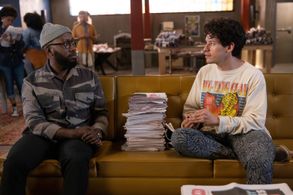 Lamorne Morris and Miguel Pinzon in Woke (2020)