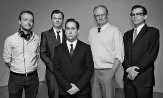 Jim Broadbent, David Crow, Oliver Maltman, Jim Howick, and George Kane in Lives of the Infamous Comedy Blaps (2014)