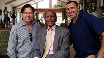 United Nations address with Sir Sidney Poitier