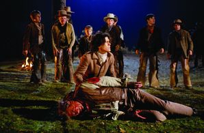 John Wayne, Robert Carradine, Alfred Barker Jr., Nicolas Beauvy, Steve Benedict, Norman Howell, Sean Kelly, A Martinez, 
