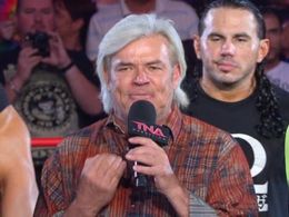 Eric Bischoff and Matt Hardy in TNA iMPACT! Wrestling (2004)